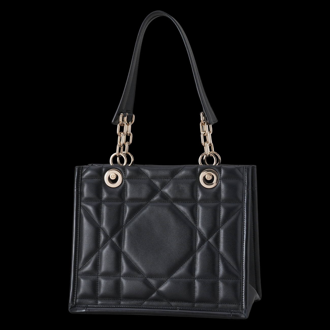 CHRISTIAN DIOR(USED)디올 에센셜 토트백 스몰 블랙